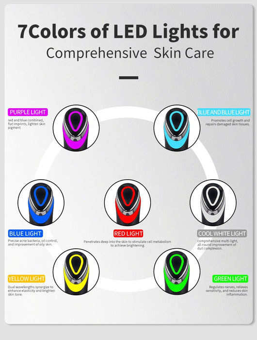 7-Color LED Eye & Face Vibration Massager