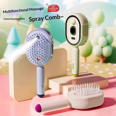 Electric Spray Airbag Massage Comb for Hair Care