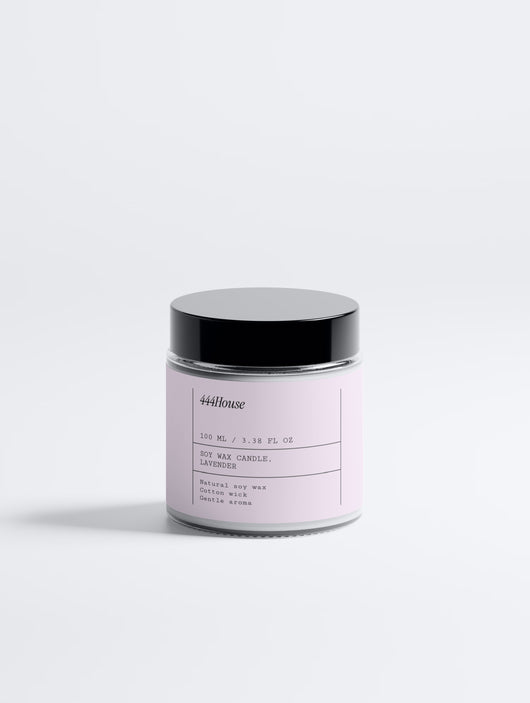 Soy Wax Candle, Lavender