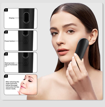 7-Color LED Eye & Face Vibration Massager