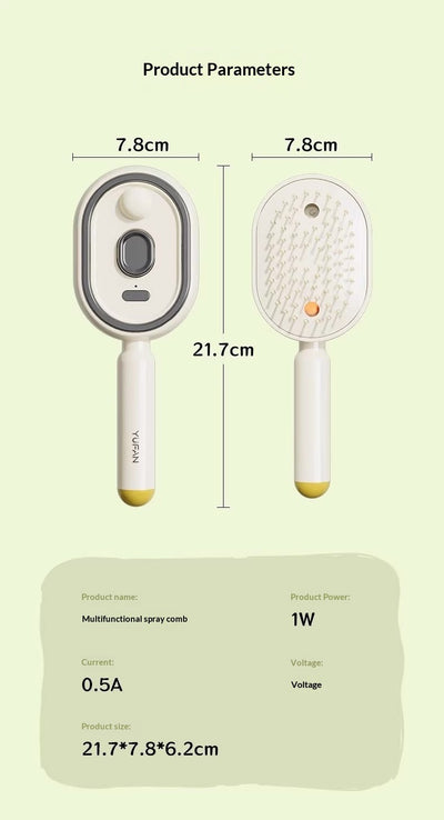 Electric Spray Airbag Massage Comb for Hair Care