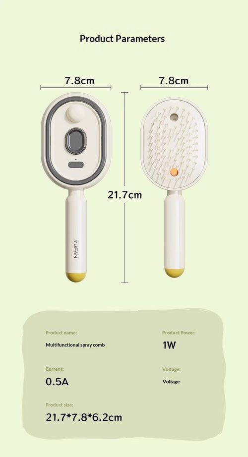 Electric Spray Airbag Massage Comb for Hair Care