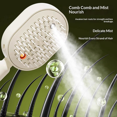 Electric Spray Airbag Massage Comb for Hair Care