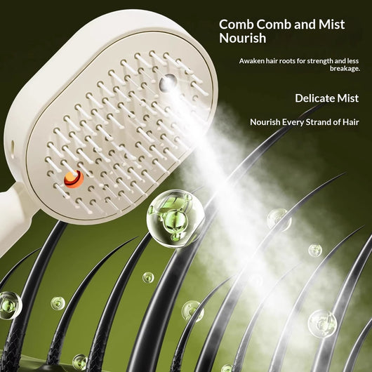 Electric Spray Airbag Massage Comb for Hair Care