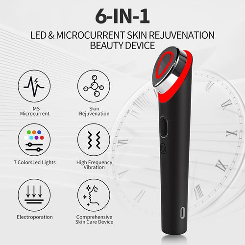 7-Color LED Eye & Face Vibration Massager